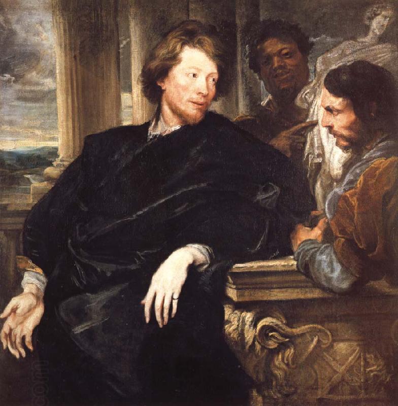 Anthony Van Dyck Portrait of GeorgeGage with Two Attendants China oil painting art